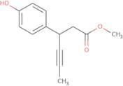 Methyl 3-(4-hydroxyphenyl)hex-4-ynoate