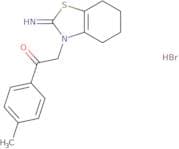 1-(4-Methylphenyl)-2-(4,5,6,7-tetrahydro-2-imino-3(2H)-benzothiazolyl)ethanone hydrobromide