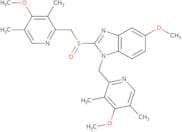 5-Methoxy-1-((4-methoxy-3,5-dimethylpyridin-2-yl)methyl)-2-(((4-methoxy-3,5-dimethylpyridin-2-yl)m…