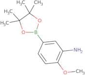 2-Methoxy-5-(4,4,5,5-tetramethyl-1,3,2-dioxaborolan-2-yl)aniline
