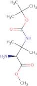 (S)-Methyl 2-amino-3-((tert-butoxycarbonyl)amino)-3-methylbutanoate