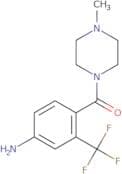 [4-Amino-2-(trifluoromethyl)phenyl](4-methyl-1-piperazinyl)Methanone