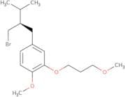 1-Methoxy-2-(3-methoxypropoxy)-4-[(3-bromo-(2R)-isopropyl)propyl]benzene