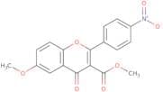 6-Methoxy-3-(methoxycarbonyl)-2-(4-nitrophenyl)-4H-benzopyran-4-one