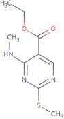 4-(Methylamino)-2-(methylthio)pyrimidine-5-carboxylic acid ethyl ester