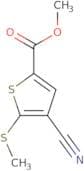 Methyl 4-cyano-5-(methylthio)thiophene-2-carboxylate