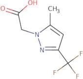 [5-Methyl-3-(trifluoromethyl)-1H-pyrazol-1-yl]acetic acid