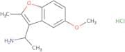 1-(5-methoxy-2-methyl-1-benzofuran-3-yl)-1-ethanamine hydrochloride