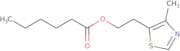 2-(4-Methyl-5-thiazolyl)ethyl Hexanoate