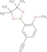 4-Methoxy-3-(4,4,5,5-tetramethyl-1,3,2-dioxaborolan-2-yl)benzonitrile