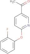 1-(6-(2-fluorophenoxy)pyridin-3-yl)ethanone