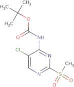 tert-Butyl (5-chloro-2-(methylsulfonyl)pyrimidin-4-yl)carbamate