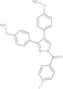 [3,4-Bis(4-methoxyphenyl)-1H-pyrazol-1-yl](4-fluorophenyl)methanone