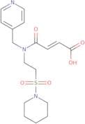 (2E)-4-Oxo-4-[[2-(piperidin-1-ylsulfonyl)ethyl](pyridin-4-ylmethyl)amino]but-2-enoic acid