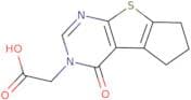 (4-OXO-6,7-DIHYDRO-4H,5H-CYCLOPENTA[4,5]THIENO-[2,3-D]PYRIMIDIN-3-YL)-ACETIC ACID