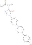 2-[2-(3-Oxobutyl)]-4-{4-[4-(4-hydroxyphenyl)-piperazin-1-yl]-phenyl}-2,4-dihydro-[1,2,4-triazol-3-…