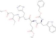 N-[(Phenylmethoxy)carbonyl]-L-tryptophyl-L-α-glutamyl-N-[(1S)-3-fluoro-1-(2-methoxy-2-oxoethyl)-2-…