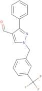 3-Phenyl-1-[3-(trifluoromethyl)benzyl]-1H-pyrazole-4-carbaldehyde