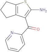 3-(Pyridine-2-carbonyl)-4H,5H,6H-cyclopenta[B]thiophen-2-amine