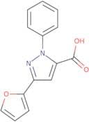 3-(furan-2-yl)-1-phenyl-1H-pyrazole-5-carboxylic acid