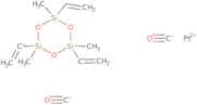 Platinumcarbonylcyclovinylmethylsiloxane complex