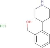 (2-Piperidin-4-yl-phenyl)-methanol hydrochloride