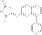 (Z)-5-((4-(pyridin-4-yl)quinolin-6-yl)methylene)thiazolidine-2,4-dione