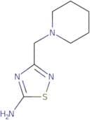 3-(piperidin-1-ylmethyl)-1,2,4-thiadiazol-5-amine