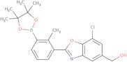 (7-Chloro-2-(2-methyl-3-(4,4,5,5-tetramethyl-1,3,2-dioxaborolan-2-yl)phenyl)benzo[D]oxazol-5-yl)me…