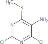 2,4-dichloro-6-(methylthio)pyrimidin-5-amine