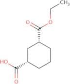 (1S,3R)-rel-3-(Ethoxycarbonyl)cyclohexanecarboxylic acid