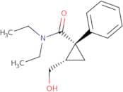 rac N,N-diethyl-2-(hydroxymethyl)-1-phenyl-cyclopropanecarboxamide
