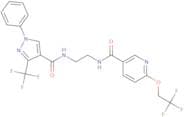 6-(2,2,2-Trifluoroethoxy)-N-[2-[[[1-phenyl-3-(trifluoromethyl)-1H-pyrazol-4-yl]carbonyl]amino]ethy…