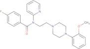 4-Fluoro-N-[2-[4-(2-methoxyphenyl)piperazin-1-yl]ethyl]-N-pyridin-2-ylbenzamide