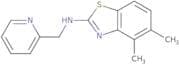 4,5-Dimethyl-N-(pyridin-2-ylmethyl)-1,3-benzothiazol-2-amine