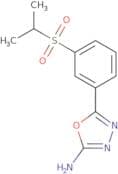 5-[3-(Isopropylsulfonyl)phenyl]-1,3,4-oxadiazol-2-amine