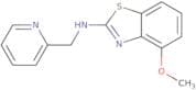 4-Methoxy-N-(pyridin-2-ylmethyl)-1,3-benzothiazol-2-amine