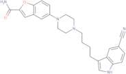 5-[4-[4-(5-Cyanoindol-3-yl)butyl]piperazin-1-yl]benzofuran-2-carboxamide