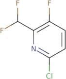 6-Chloro-2-(difluoromethyl)-3-fluoropyridine