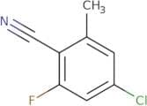 4-Chloro-2-fluoro-6-methylbenzonitrile