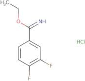 3,4-Difluorobenzimidic acid ethyl ester hydrochloride