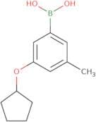 (3-(Cyclopentyloxy)-5-methylphenyl)boronic acid