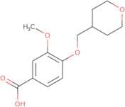 3-Methoxy-4-(oxan-4-ylmethoxy)benzoic acid
