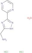 {[3-(2-Pyrazinyl)-1H-1,2,4-triazol-5-yl]methyl}amine dihydrochloride hydrate