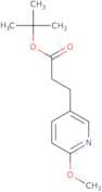 tert-Butyl 3-(6-methoxypyridin-3-yl)propanoate