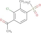 1-(2-chloro-4-methanesulfonyl-3-methylphenyl)ethan-1-one