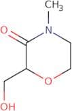 2-(Hydroxymethyl)-4-methylmorpholin-3-one