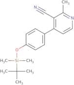 4-(4-{[tert-Butyl(dimethyl)silyl]oxy}phenyl)-2-methylnicotinonitrile