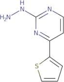 2-Hydrazino-4-(2-thienyl)pyrimidine