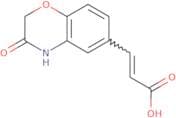 (2E)-3-(3-Oxo-3,4-dihydro-2H-1,4-benzoxazin-6-yl)prop-2-enoic acid